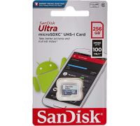 Карта памяти microSD 256GB SanDisk Ultra SDSQUNR-256G-GN3MN (100/10 MB/s)