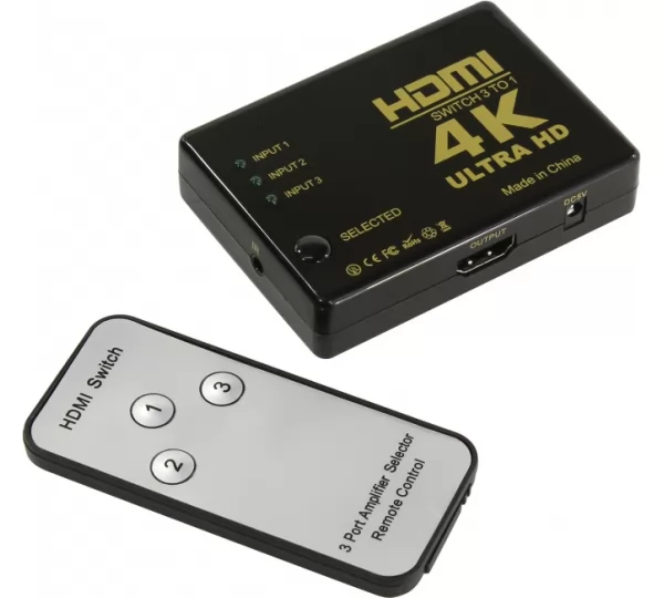 Переключатель HDMI 3-1 Orient HS0301H-IR