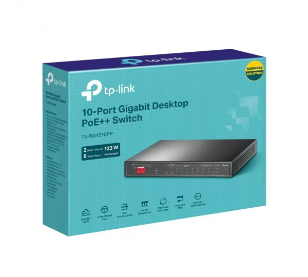 Коммутатор TP-Link TL-SG1210PP