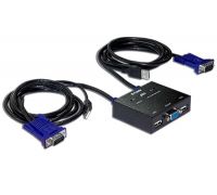 KVM Переключатель D-Link 2-port KVM Switch USB (KVM-221)