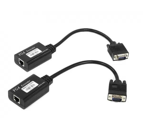 Удлинитель VGA по витой паре Orient VE062
