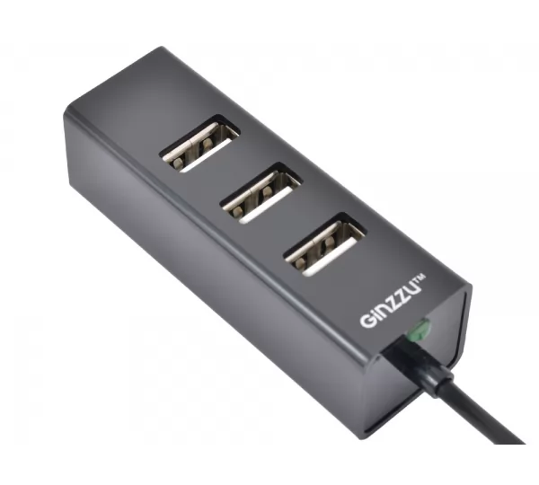 Концентратор USB 2.0 Ginzzu GR-474UB