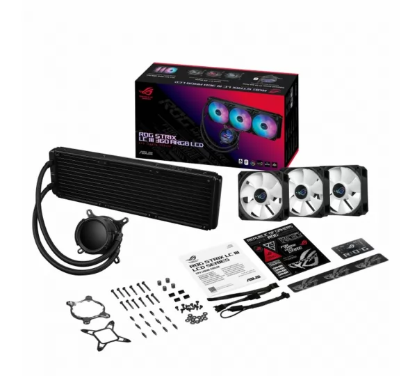 Водяное охлаждение ASUS ROG STRIX LC III 360 ARGB LCD