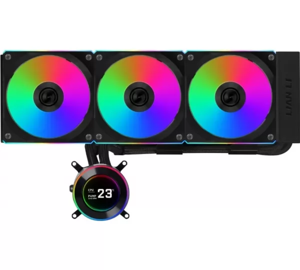 Водяное охлаждение Lian Li HydroShift II LCD-C 360R Black (G89.GHS2LCD36RB.R0)