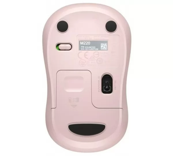 Мышь Logitech M221 Silent Pink