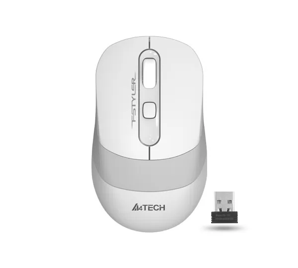 Мышь A4Tech Fstyler FG10S White/Silver