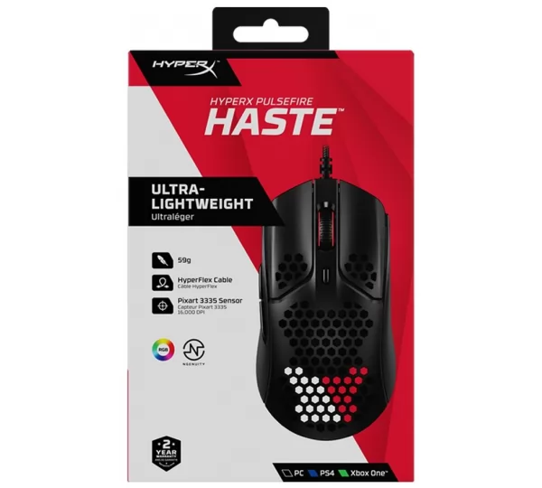 Мышь HyperX Pulsefire Haste Black
