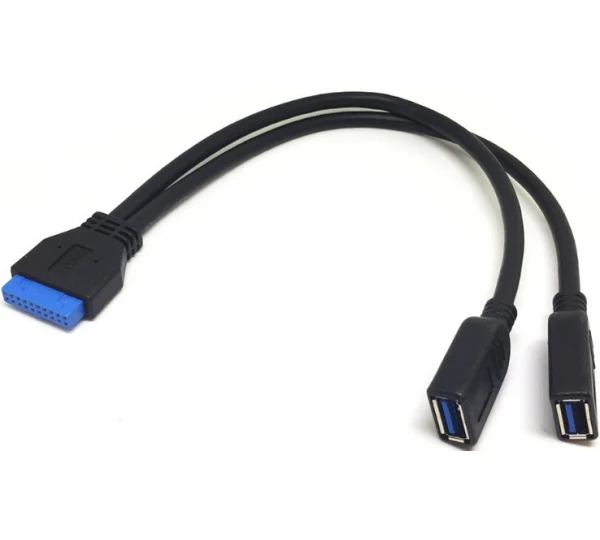 Кабель-переходник 20pin - 2xUSB3.0 Espada el-dc20pf-usb3x2, 0.5 метра