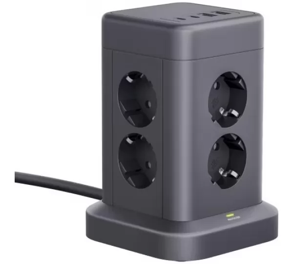 Сетевой фильтр DEFENDER ILS 453 Black, 3 метра