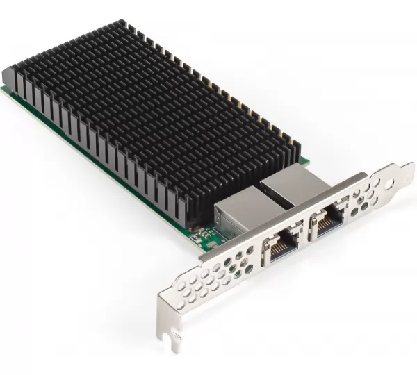 Сетевая карта PCI-E ExeGate EXE-X540-T2 (PCI-E x8 v3.0, 2xRJ45, 10Gb/s)
