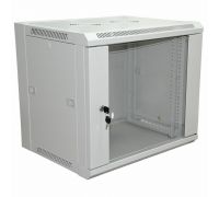 Шкаф настенный NTSS Премиум NTSS-W12U6045GS-2, 12U, 600x450мм, дверь стекло, серый