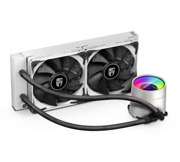 Водяное охлаждение Deepcool Castle 240 EX WHITE