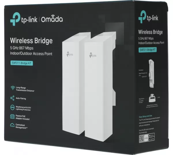 Точка доступа TP-Link EAP211-Bridge KIT