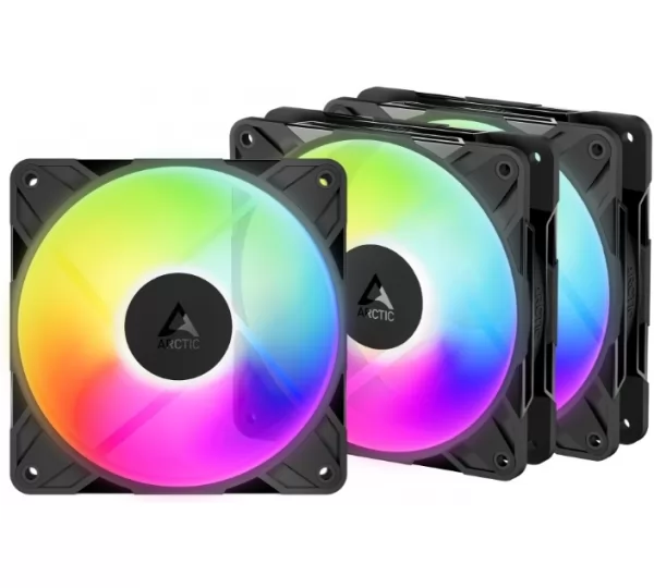 Вентилятор 120 Arctic P12 Pro Reverse A-RGB 3-pack (ACFAN00333A)