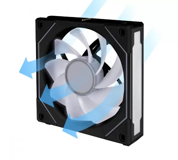 Вентилятор 120 Lian Li UNI FAN SL-INF 120 Reverse Black (UF-RSLIN120-1B)