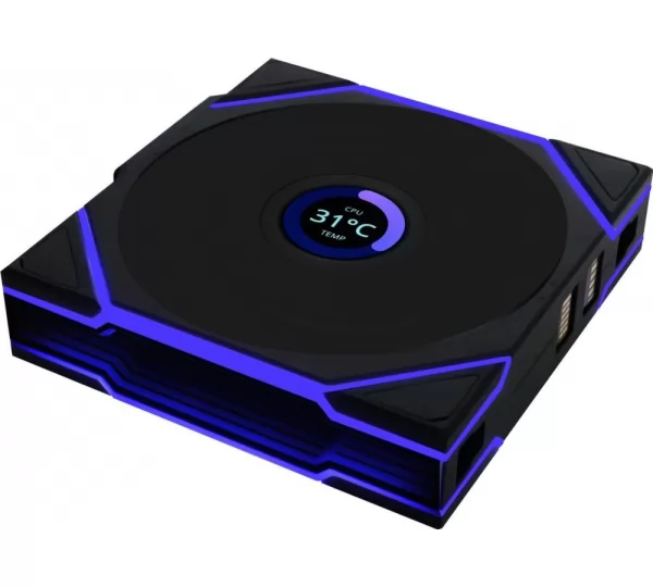 Вентилятор 120 Lian Li UNI FAN TL WIRELESS LCD 120 Black (G99.12TLLCD1W1B.R0)
