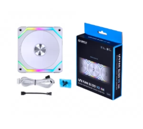 Вентилятор 120 Lian Li UNI FAN SL120 V2 White (G99.12SLV21W.R0)