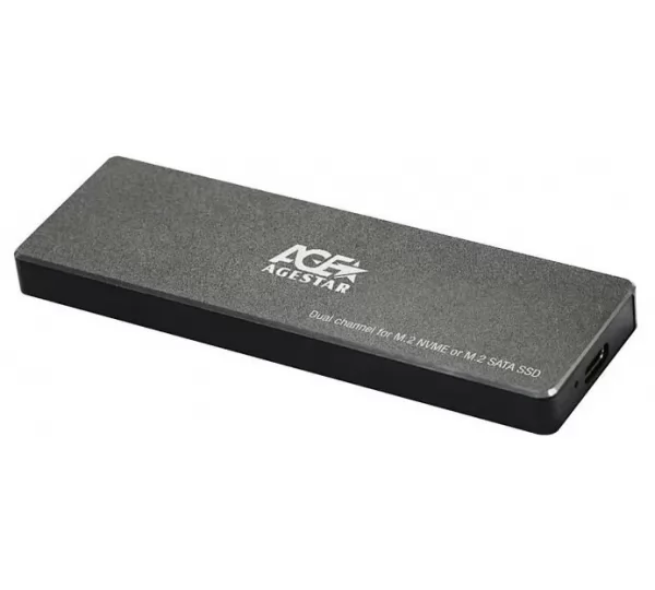 Корпус для SSD m.2 AgeStar 31UBVS6C Black