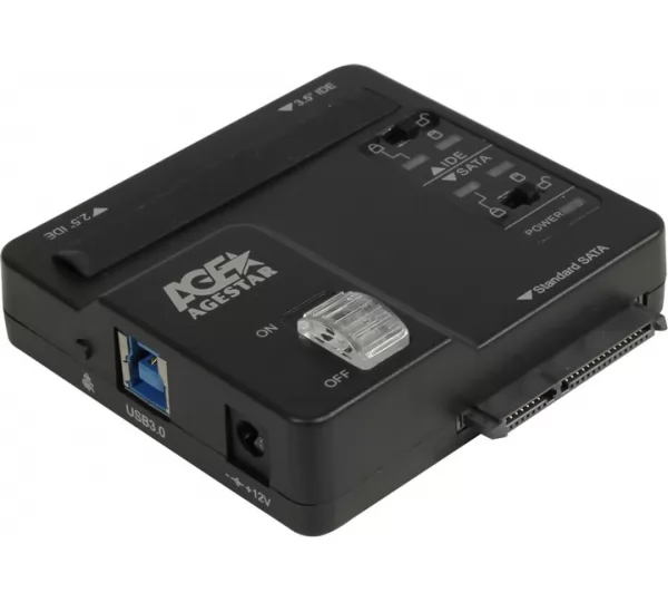 Переходник USB 3.0 to SATA/IDE AgeStar 3FBCP