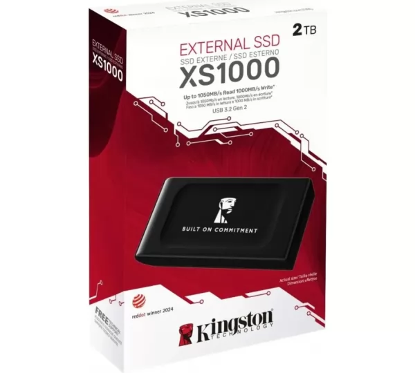 Внешний SSD диск 2Tb Kingston Portable SSD (SXS1000/2000GA)